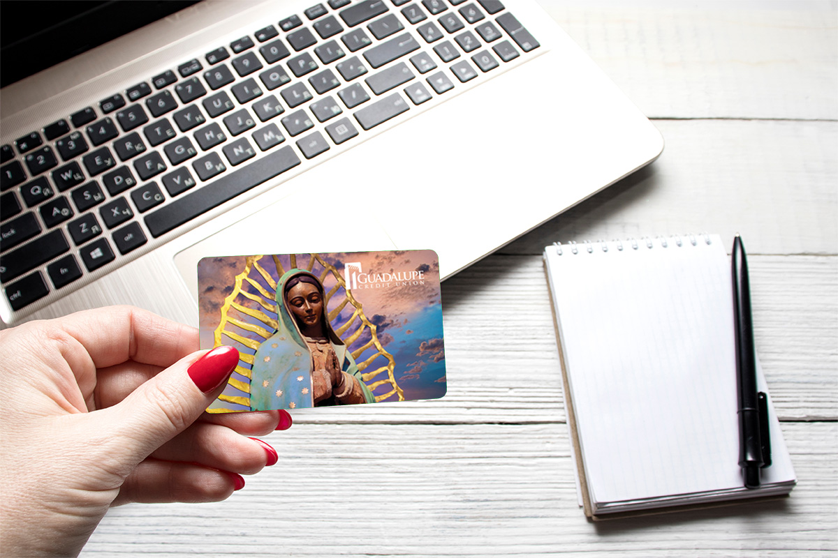 Tarjeta de Crédito Virgen de Guadalupe de GCU
