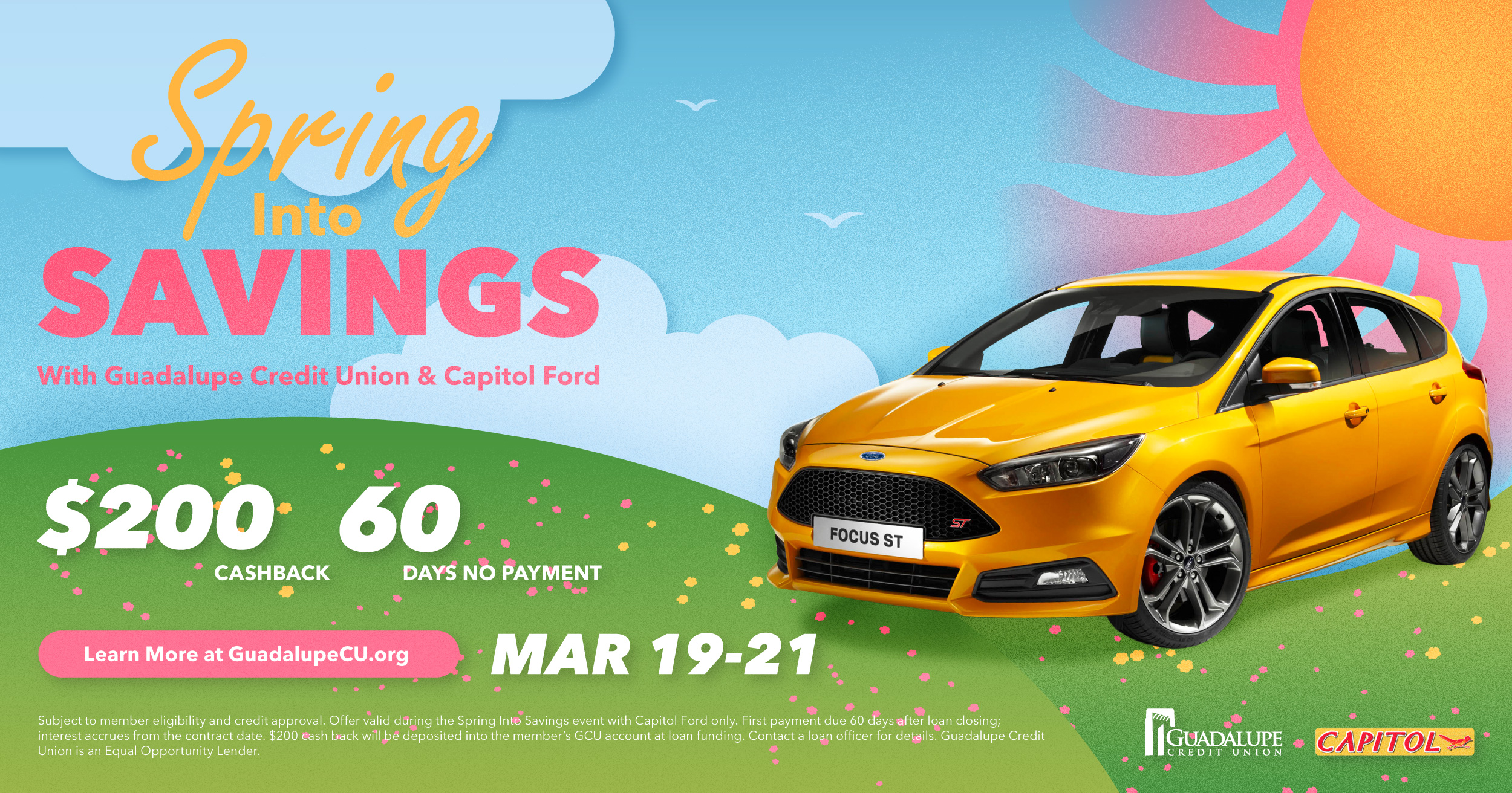 GCU - Capitol Ford Car Sale ad